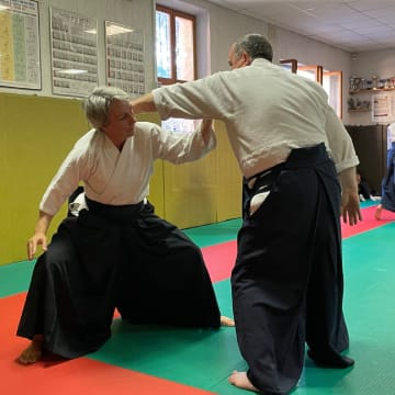 Travail au club Aikido Toulon Faron