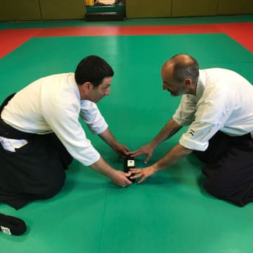 Remise de ceinture noire au club Aikido Toulon Faron